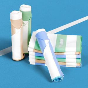 스트라이프 건식 스포츠타월 드라이 타올 1+1