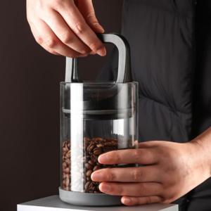 밀폐용기 보관 냉장고 진공 푸시 커피 잡곡통 진공 푸시 잡곡통