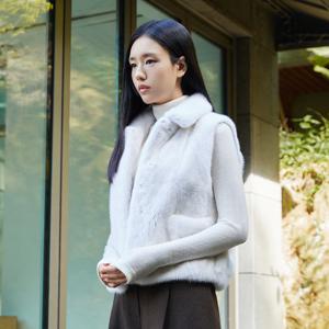 25FW 휘메일 풀스킨 밍크베스트