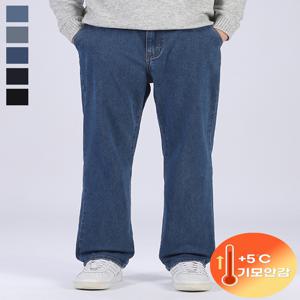 3단기장 따뜻한 발열 기모 스판 데님 팬츠 GRCP3184