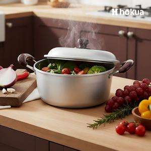 호쿠아 에샤로트 항공냄비 양수 20cm / 일본냄비 / 알루마이트