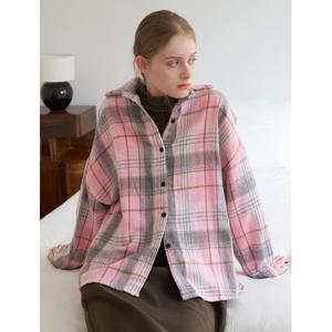 [하프클럽] 데일리 오버핏 체크 긴팔 셔츠 (DP4BA006A)