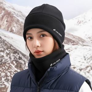 비니+넥워머 방한 세트 겨울 기모 스포츠 등산 아웃도어