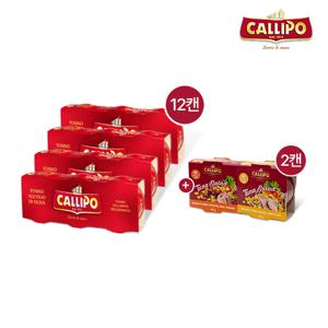 이승연쇼 칼리포 올리브오일 참치 12입+샐러드참치 2입