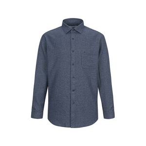 [듀퐁] 마이크로 하운드투스 체크 기모 732 비즈니스 셔츠 블루 SE2FM12LS732SBU