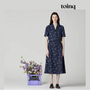 [toinq] 볼륨 소매 크랍 데님 자켓(T230MJK906W)