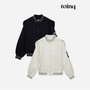 [toinq] 빅카라 자수 점퍼(T239MJP904W)