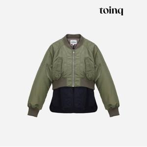 [toinq] 디테쳐블 패플럼 점퍼(T239MJP906W)