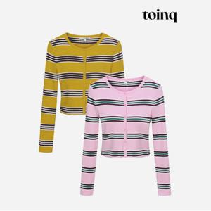 [toinq] 골지 스트라이프 가디건(T239MCD905W)