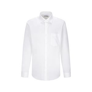 [듀퐁] 사틴 솔리드 161 비즈니스 셔츠 화이트 SE4FM11LS161SWH