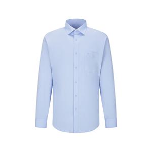 [듀퐁] 스트레치 솔리드 163 비즈니스 셔츠 블루 SE4FM11LS163SBU