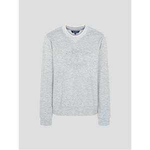 여성 원포인트 블루종핏 긴소매 티셔츠 - 그레이(BJ5941A283)