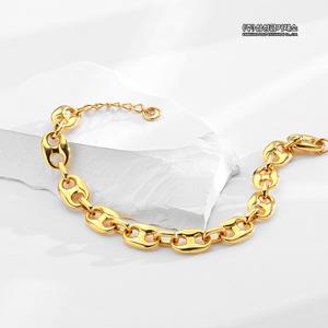 24K 더블볼륨 체인 팔찌