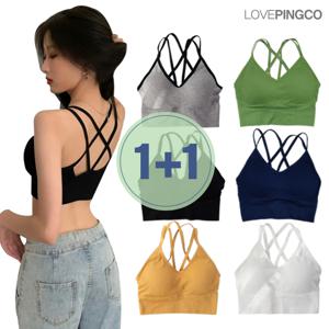 [1+1] 모먼트 브라 은근한 섹시 포인트 노와이어 브라렛