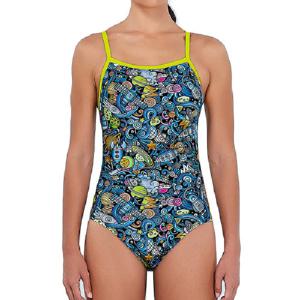 [티막]고탄력 여성 실내수영복 QXP0160BL