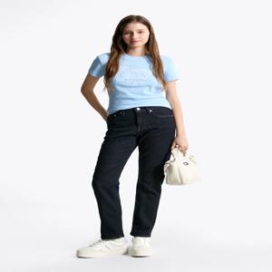 여성 기모 페이톤 슬림 스트레이트 핏 린스 데님 팬츠 T32F6NES21TWL1