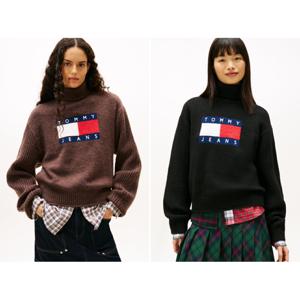 여성 터틀넥 플래그 스웨터 T32G0KTO11TWT1