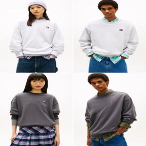 남여공용 배지 크루넥 스웨트셔츠 T32G0TTO25TMT2