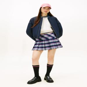 여성 체크 플리츠 미니 스커트 T32G0WSC40TWT1
