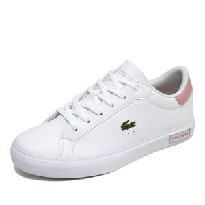 파워코트 0721 1 J 여성 스니커즈 운동화 신발 화이트 핑크 741SUJ0014-1Y9