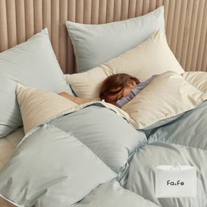 베로나 알러지케어 헝가리 구스솜털 80% 차렵이불 단품/세트/풀세트