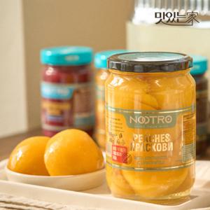 누트로 저당 저칼로리 황도 병조림 690g 1개~6개 골라담기