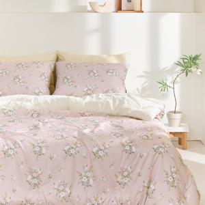 [러블리 플라워] 엘라 알러지케어 밍크극세사 다운필 차렵이불 단품/세트/풀세트