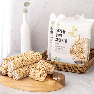 올리 유기농 현미 크런치롤 100g 국내산 현미 쌀과자 뻥튀기