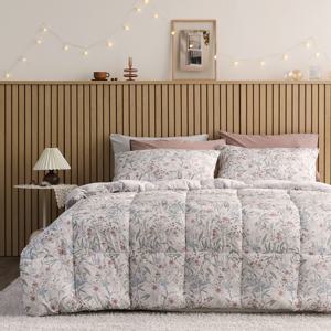 [빈티지 플라워] 리안 60수 면모달 밍크극세사 차렵이불 단품/세트/패드세트