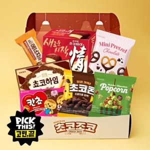 스낵24 스낵박스 초코조코 인기간식 구성 과자선물세트