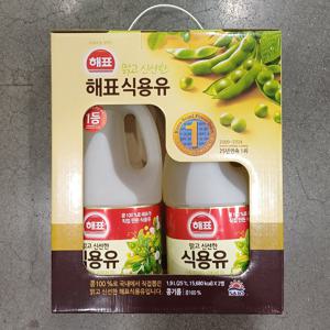 해표 식용유 1.9L x 2 / 선물박스