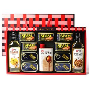 CJ 특별한 선택 선물세트 CC-6호 (스팸 9개 외 조미료 3종)