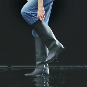 [정상가:164,000원]코모레비뮤지엄 KM077 하이브리드 롱 레인부츠 ㅣ 3Colors