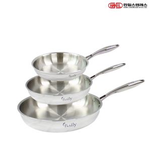 한일STS 베일리 인덕션 통5중 304스텐 후라이팬세트 3종i 후20+후24+후30