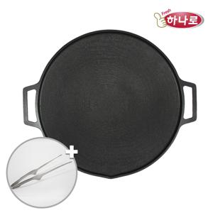 하나로 올인원 인덕션 고기불판 티타늄코팅 그리들 40cm(집게포함)