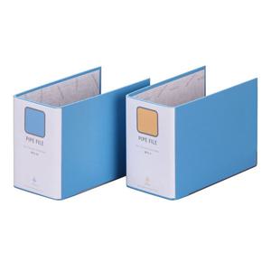 (문화) 파이프바인더 A5 폭10cm x 공간격7cm 가로형 군자 청색 문화 자재