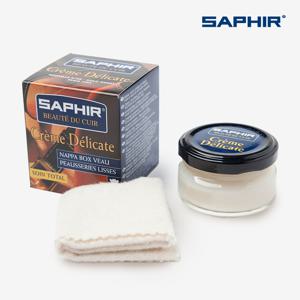 사피르 델리케이트 크림 50ml 나파 가죽 구두 명품가방 영양 광택 수분 케어