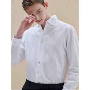 코튼 오픈 원피스 칼라 셔츠  화이트 (GA4864U031)