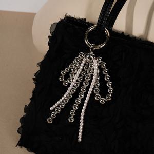 [피프티피프티 아테나&문샤넬, 빌리 수현 ,엔시티 위시 사쿠야, B1A4 산들 착용] big ball ribbon keyring