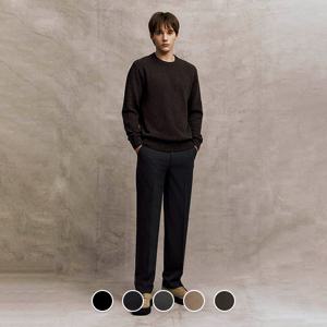 114915 브러시드 테이퍼드 히든밴딩 슬랙스