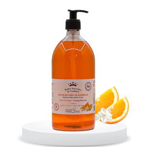 프리젠 사봉 드 마르세유 리퀴드솝 핸드 앤 바디워시 1000ml - 오렌지블라썸