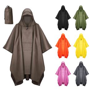 우비 판초 우의 비옷 레인코트 캠핑용 등산용 백패킹 배달 성인 공용
