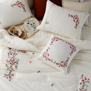 효재 로즈와일드 광목 차렵 킹 K 봄가을 간절기 사계절 혼수 선물 먼지없는 이불 세트