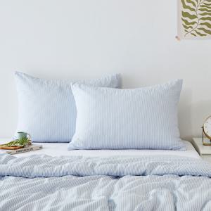 크림소프트 100% 렌징모달 베개커버 50x70 블루스트라이프