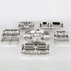 스텐 2구~6구 반찬통 / 나눔 칸칸이 밀폐 용기 올스텐 스텐레스밀폐 냉장고보관용기