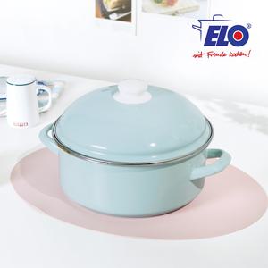 고메파스텔 양수 24cm 라이트블루 / 법랑냄비 / 독일코팅냄비