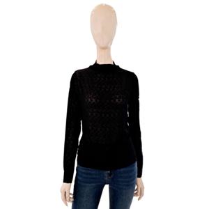 [롯데백화점][숲]시스루 레이스 하이넥 긴팔 티 SBALT33