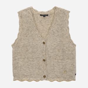 [롯데백화점](여성)플라워 자수 브이넥 니트 베스트(T258MVT261W)