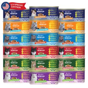 뉴트리플랜 퀸즈캣 160g x 48캔 6종 골라담기 고양이캔 고양이간식 고양이참치 대용량캔