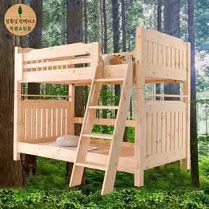 자연 편백나무 분리형 2층 침대